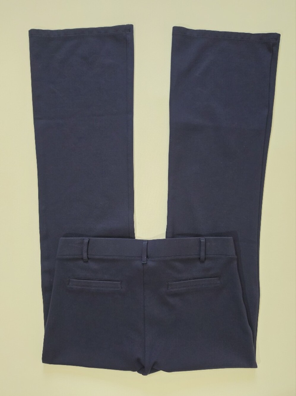 Betabrand Bootcut Pants Womens Medium Navy Blue Minimalist - Picture 4 of 6